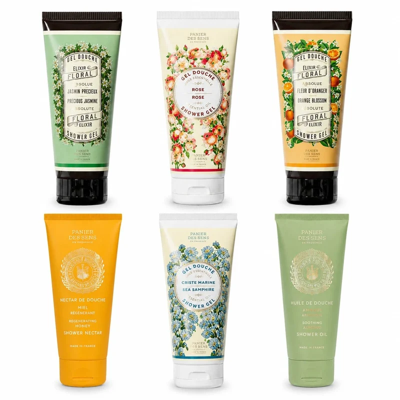 Pack de 6 gels douche multi-senteurs