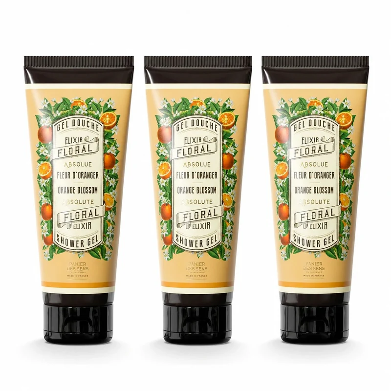 Lot de 3 Gels Douche Fleur d’Oranger 200ml