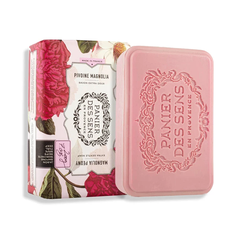 Savon solide parfumé extra-doux - Pivoine Magnolia 200g