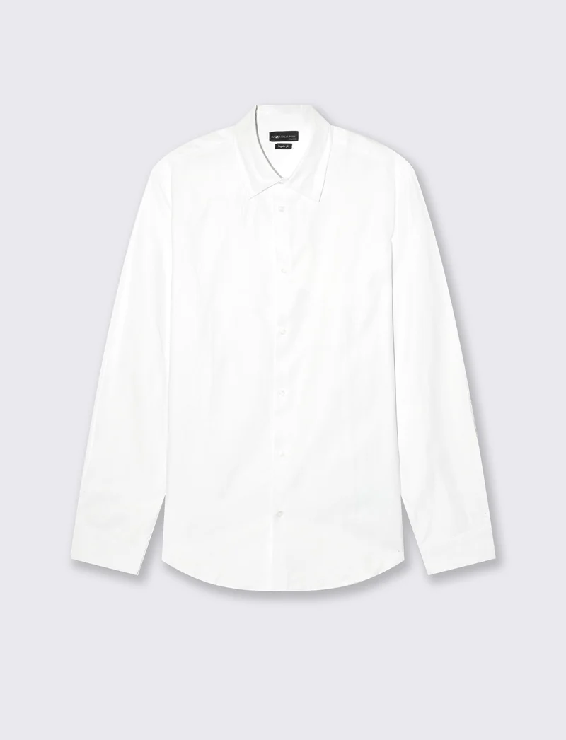 CAMICIA OXFORD REGULAR FIT - Bianco