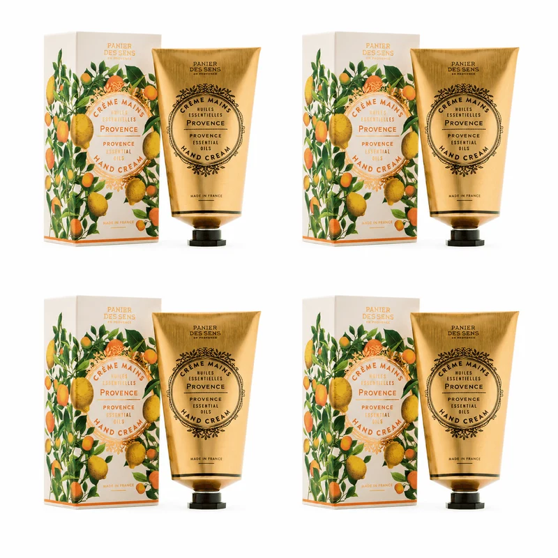 Lot de 4 Crèmes Mains 75ml - Provence Énergisante