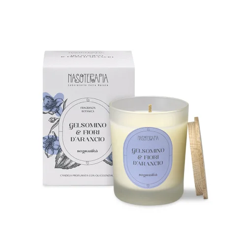 Candela gelsomino e fiori d'arancio