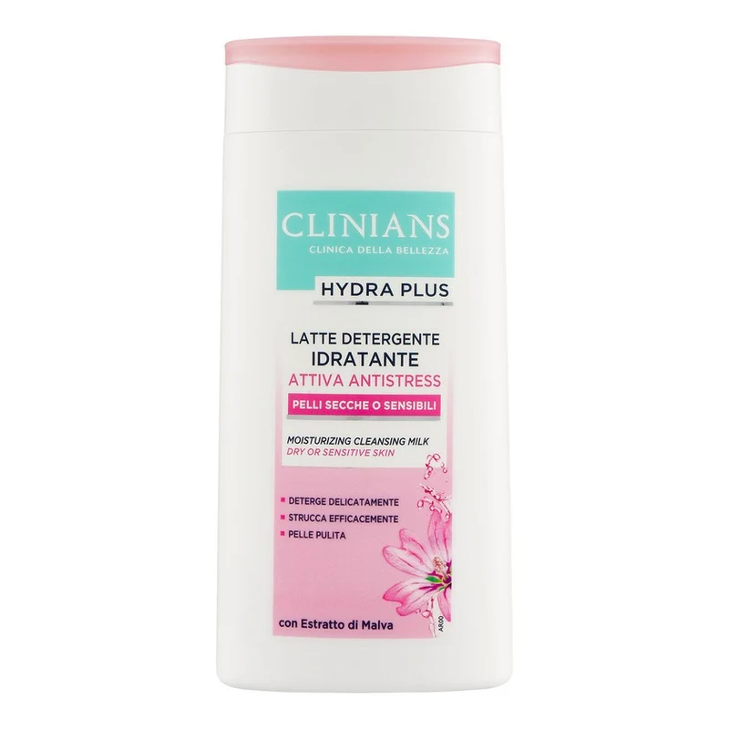 Clinians Latte detergente attivo antistress 200ml — Detergente viso
