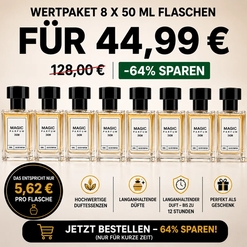 8 flaconi di profumo da 50 ml