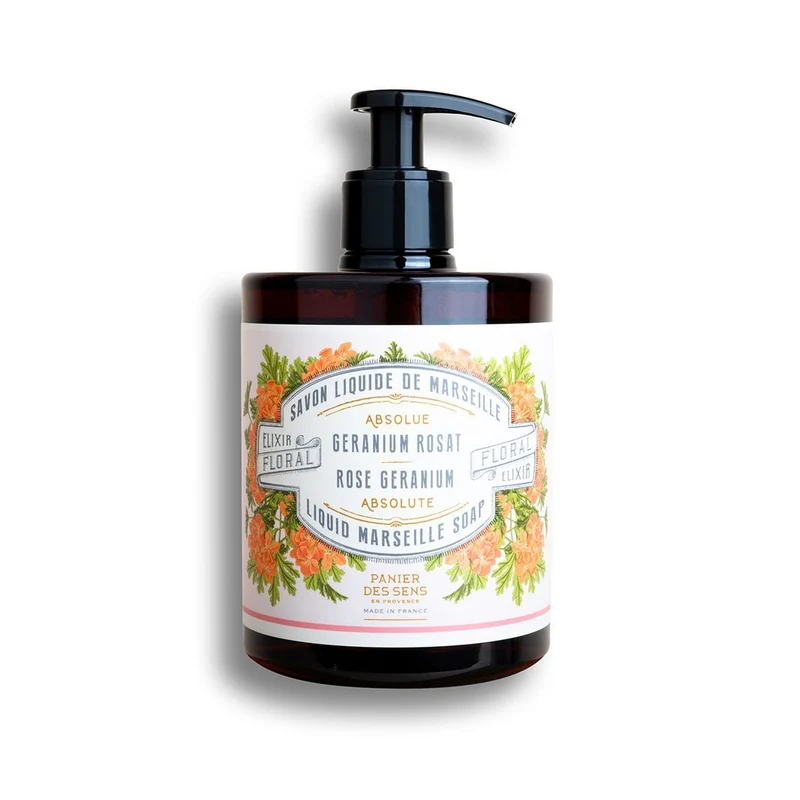 Savon de Marseille liquide | Géranium Rosat 500ml