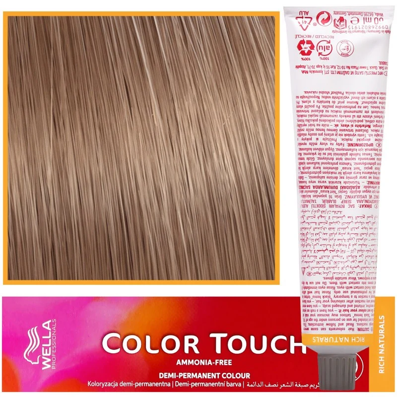Wella COLOR TOUCH 9/97 Biondo chiarissimo castano cedro 60 ml — Tinta per capelli