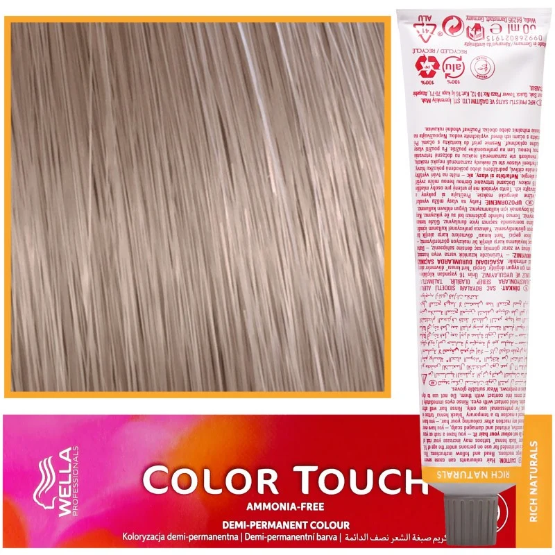 Wella COLOR TOUCH 10/6 Viola biondo chiaro illuminato 60 ml — Colorazione capelli