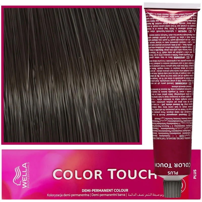 Wella COLOR TOUCH 44/07 Castano medio intenso 60 ml — Tinta per capelli