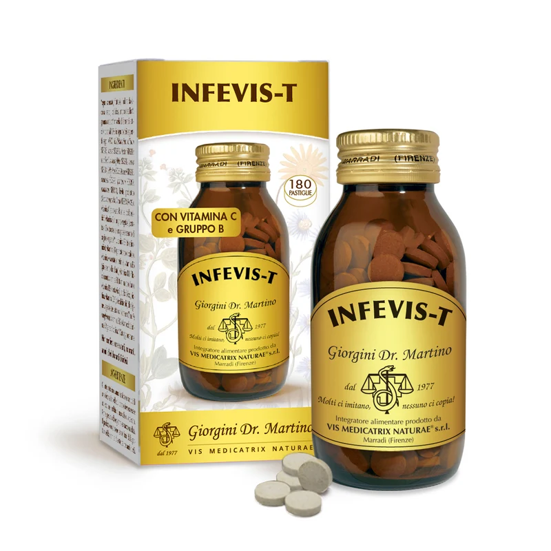 Dr Giorgini Infevis-T 500 mg 180 Pastiglie 90 g — Integratore Erboristico