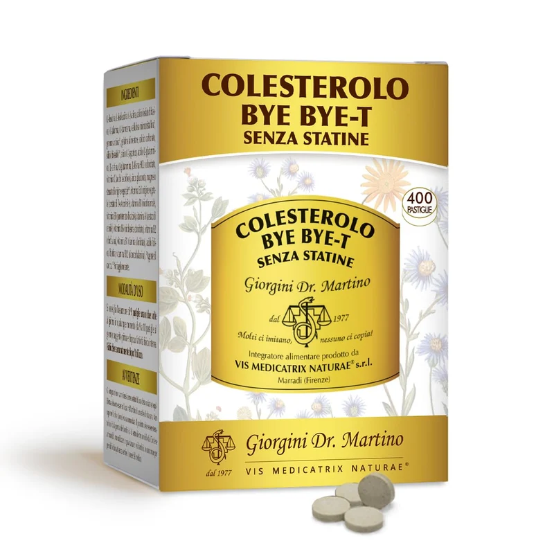 Dr Giorgini Colesterolo Bye Bye-T Senza Statine 200g Pastiglie 500mg — Integratore