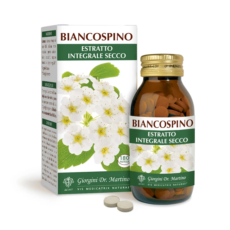 Dr Giorgini Biancospino Estratto Integrale Secco 180 Pastiglie 500 mg — Integratore