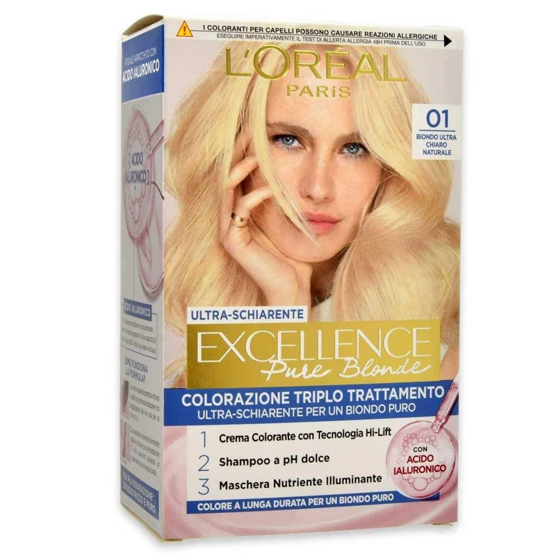 L'Oréal Paris Excellence Colorazione Triplo Trattamento N 01 — Colorazione capelli