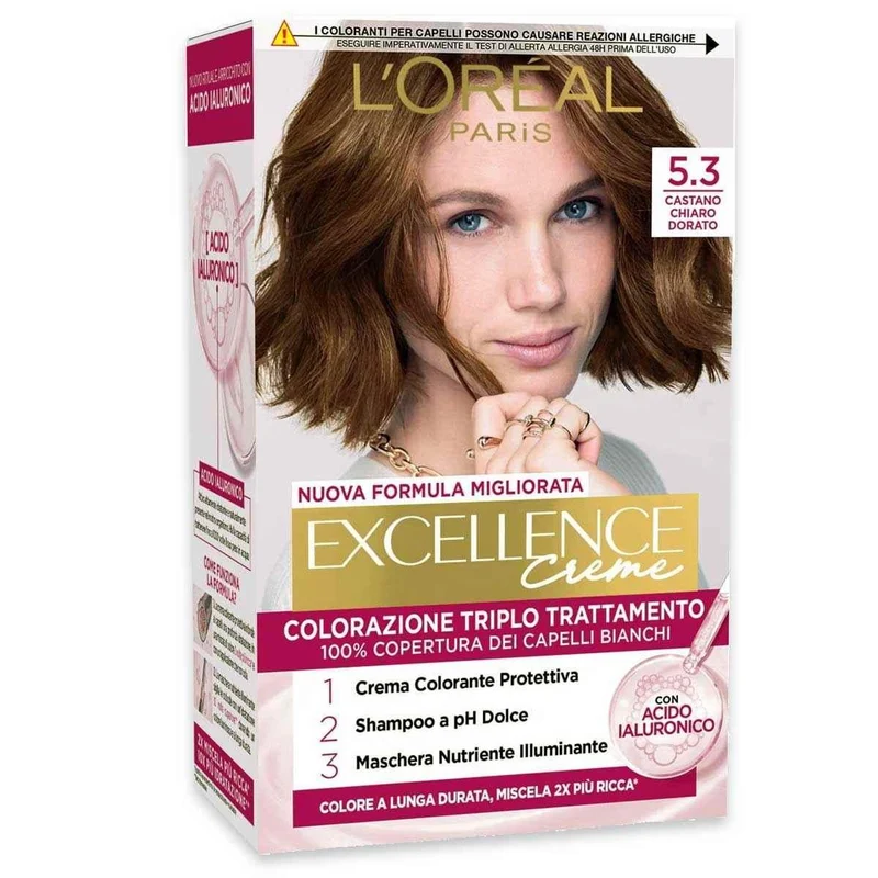 L'Oréal Paris Excellence Triplo Trattamento 5.3 — Colore Capelli
