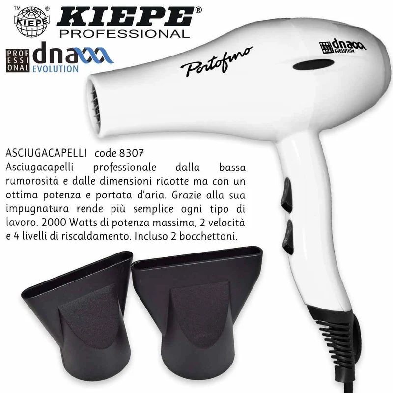 Kiepe Phon Portofino Bianco — Asciugacapelli