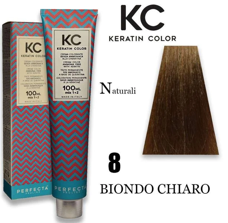 Faipa professional KC Keratin Cream Color 8 100 ml — Tintura capelli
