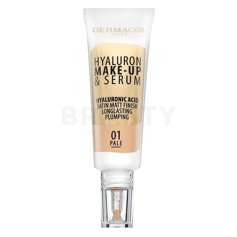 Dermacol Hyaluron Make-Up & Siero 01 Pale 25 g — Fondotinta