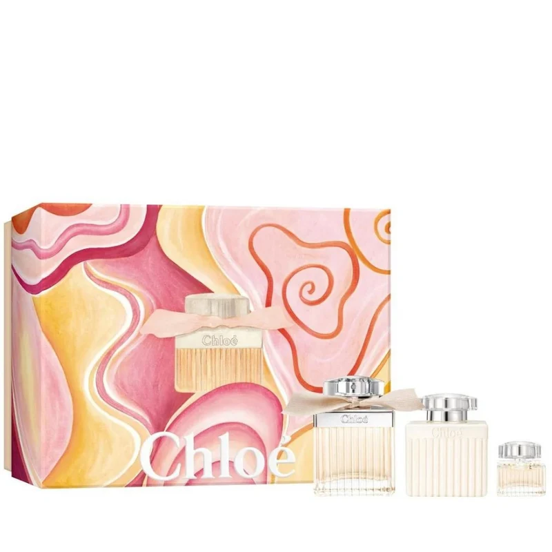 Chloé Donna EDP 75 ml + Lozione Corpo 100 ml + EDP 10 ml — Set Eau de Parfum