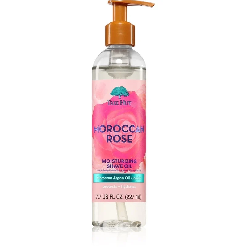 Tree Hut Moroccan Rose 227 ml — Olio per rasatura