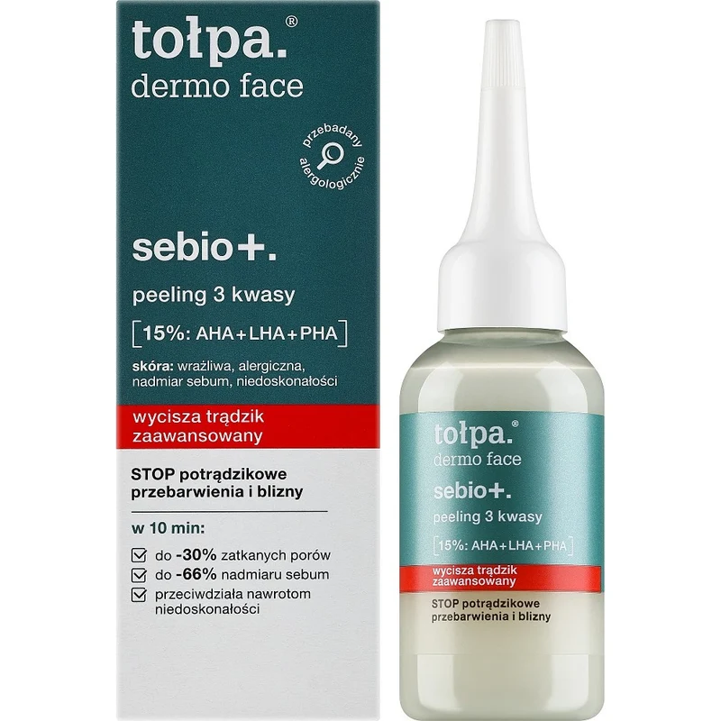 Tołpa Dermo Sebio + Scrub Acidi 50 ml — Scrub viso