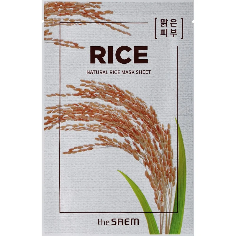 The Saem Natural Riso 21 ml — Maschera in tessuto