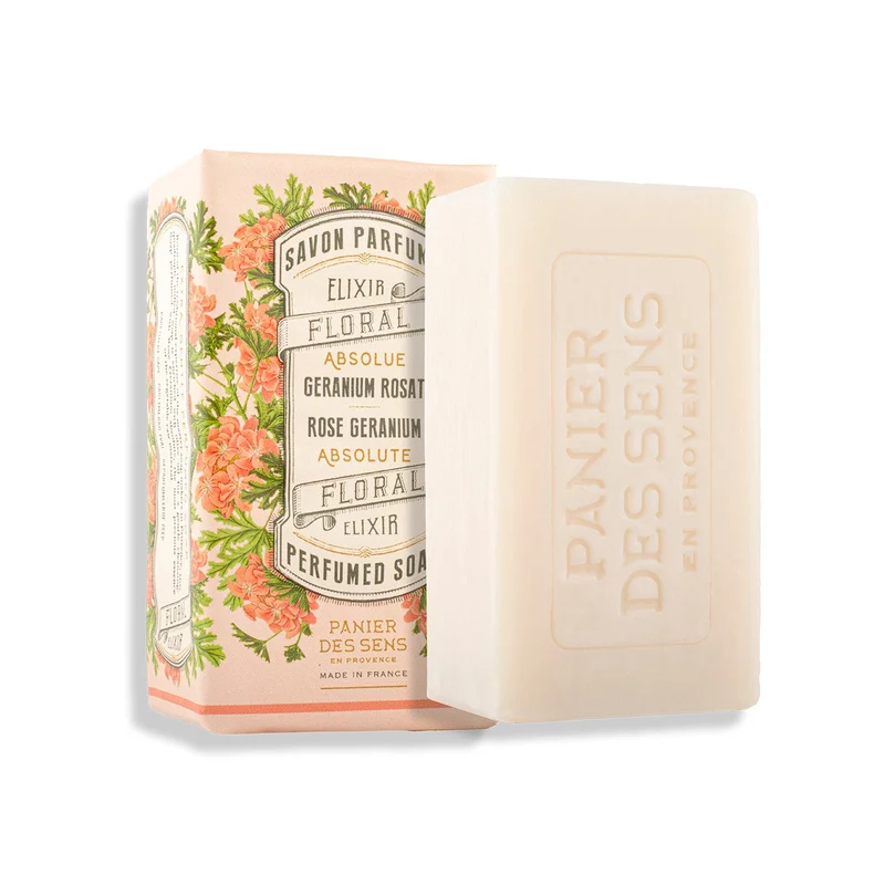 Savon solide parfumé - Géranium Rosat 150g