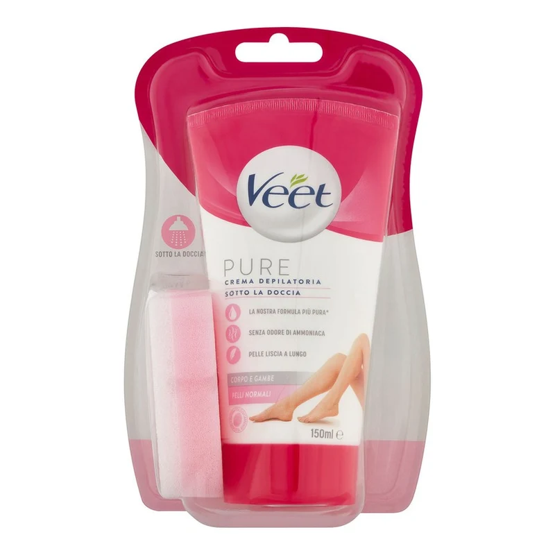 Veet Crema Depilatoria Sotto La Doccia Silk&Fresh Pelli Normali 150 ml — Crema depilatoria