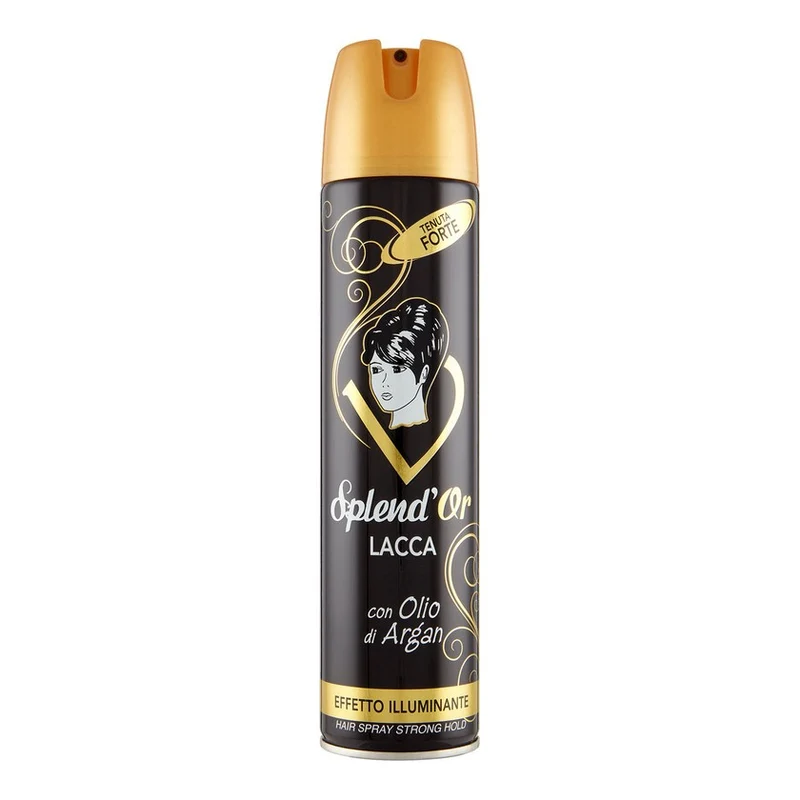 Splend'or Lacca Effetto Illuminante Con Olio Di Argan 400 ml — Lacca per capelli