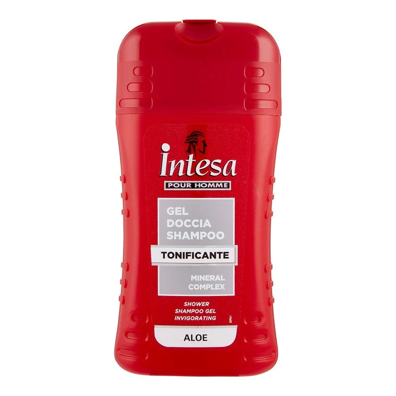 Intesa Gel Doccia Shampoo Tonificante Aloe 250 ml Uomo — Detergente corpo e capelli