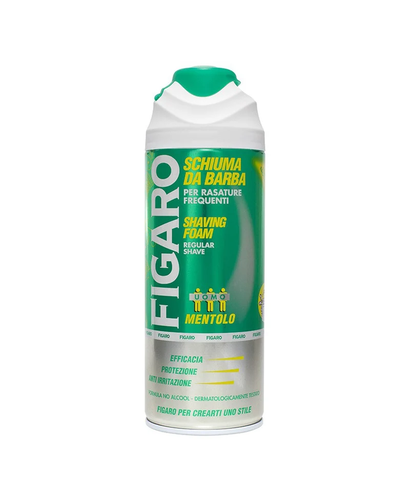 Figaro Schiuma Da Barba Al Mentolo 400 ml — Schiuma barba