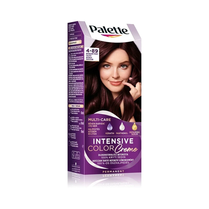Schwarzkopf Palette Intensive Color Creme 4-89 RFE3 Melanzane Intensiva — Tinta permanente capelli