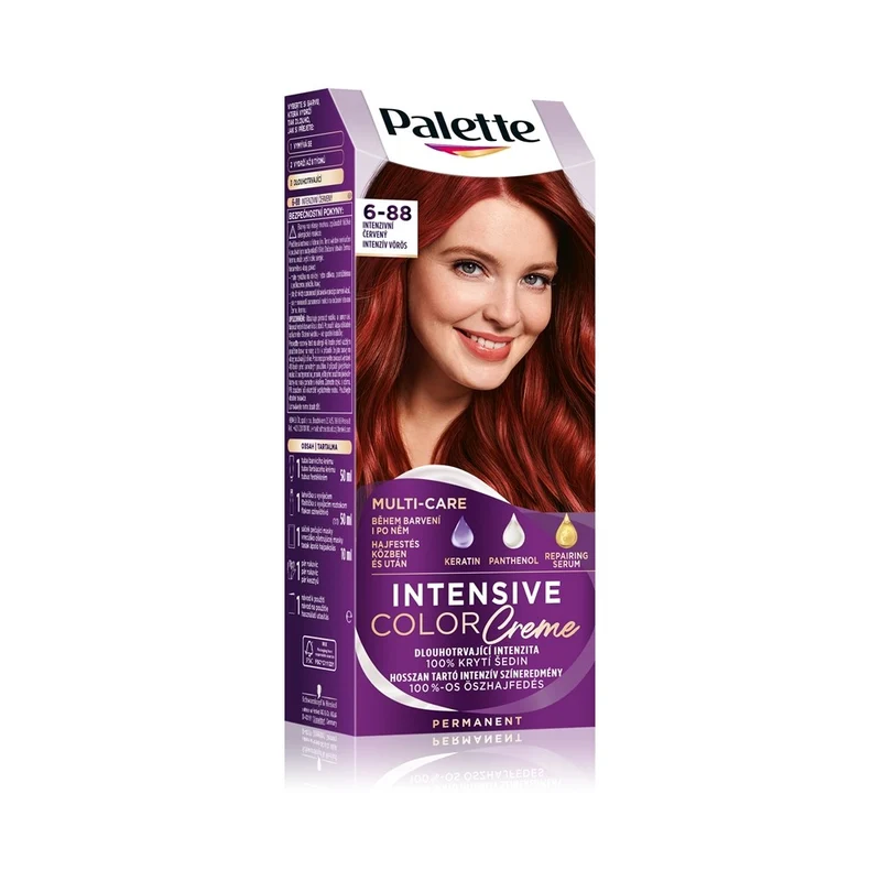 Schwarzkopf Palette Intensive Color Creme 6-88 (RI5) Intensive Rosso — Tinta permanente capelli