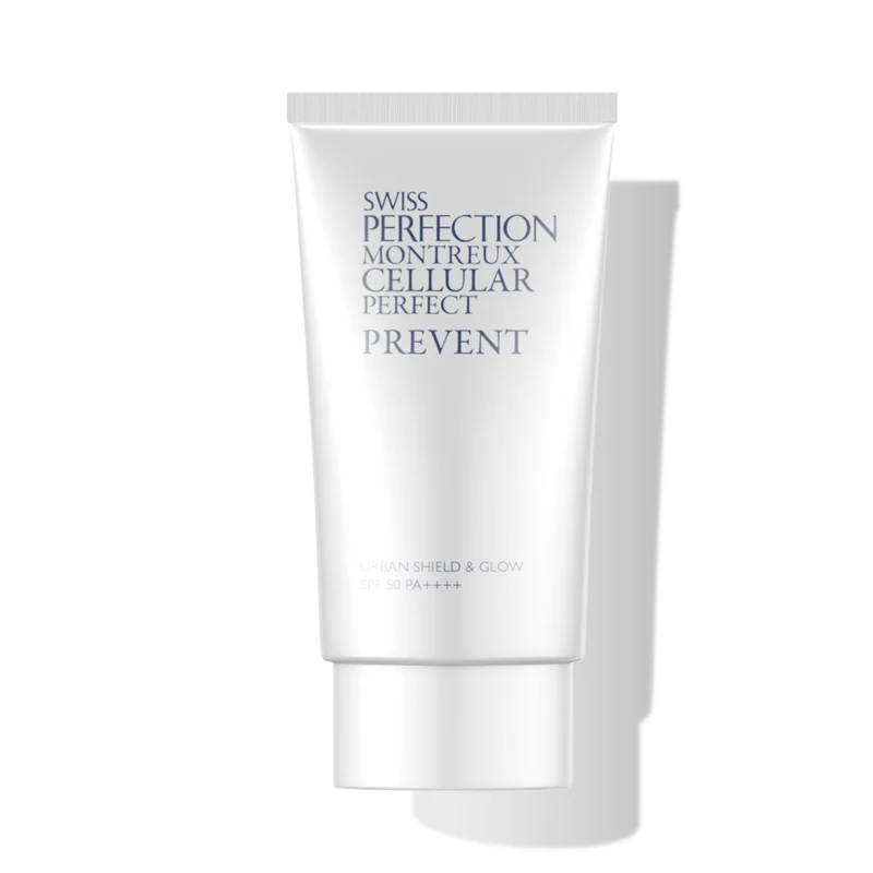 Urban Shield & Glow SPF50+, Protector Solar Celular | Swiss Perfection