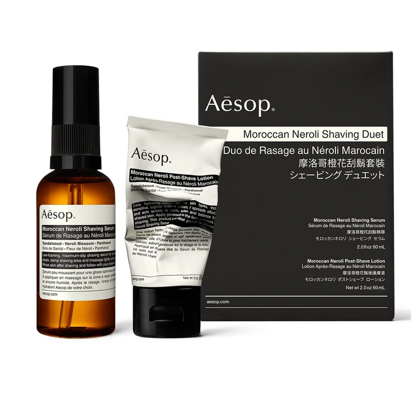 Moroccan Neroli Shaving Duet Aesop Dúo de afeitar