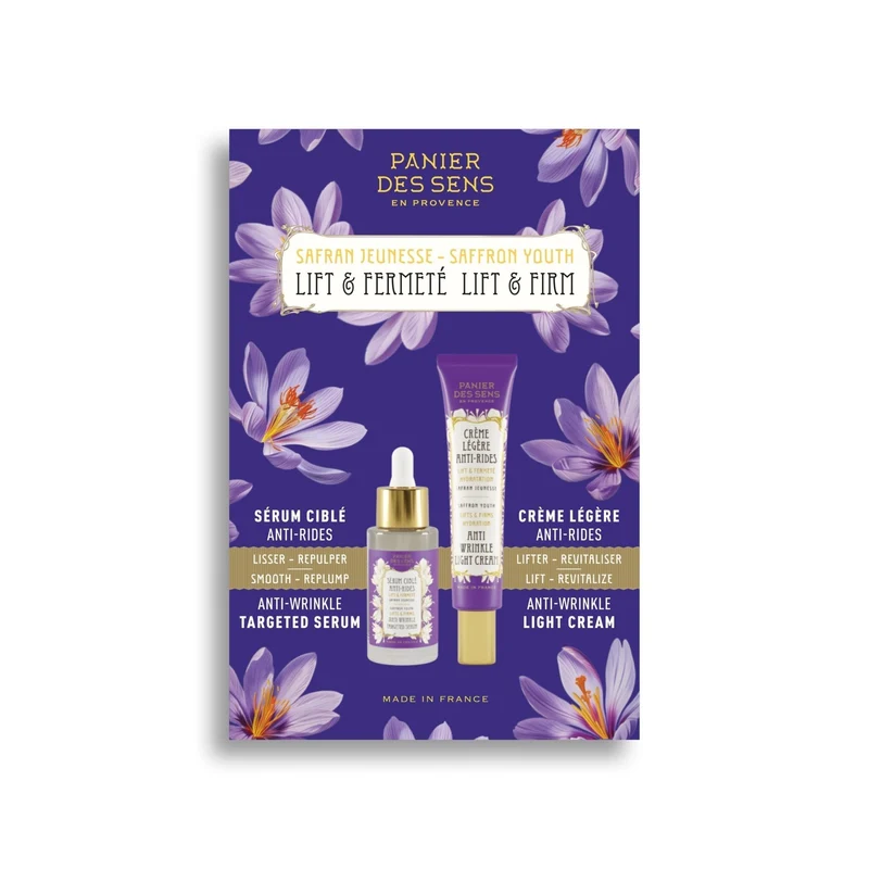 Coffret soin visage femme anti-âge Lift & Fermeté - Sérum ciblé et crème légère