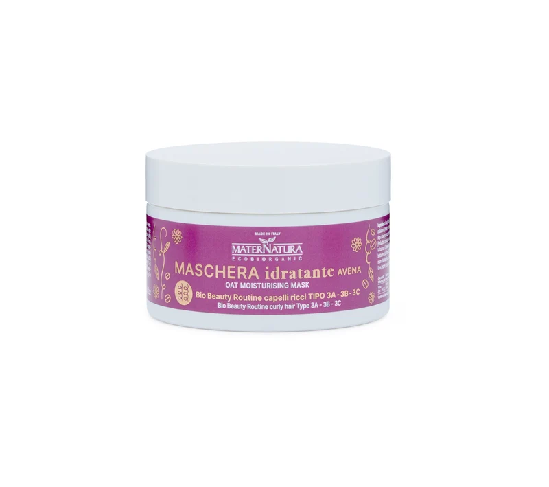 Maschera idratante capelli ricci all'avena