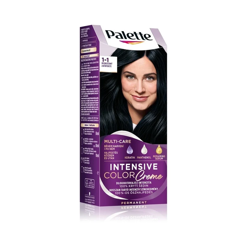 Schwarzkopf Palette Intensive Color Creme 1-1 C1 Blue Nero — Tinta permanente capelli