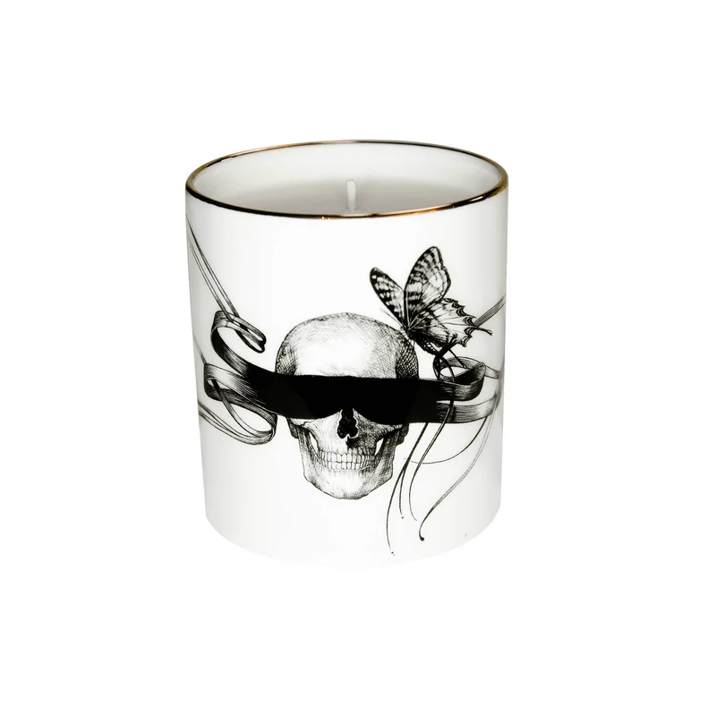 Masked Skull Cutesy Candle