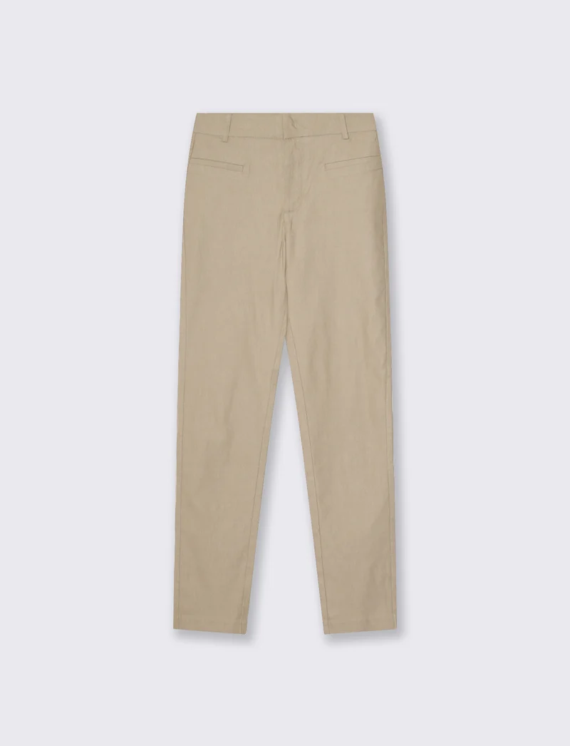 Pantalone con tasche a friso - Grigio talpa