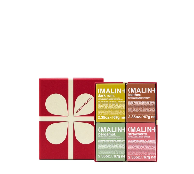 Scent the Mood Votive – Set de Cuatro Velas para Hogar | Malin+Goetz