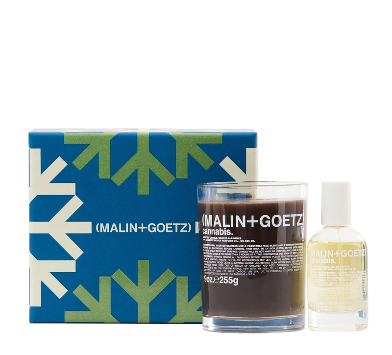 It's High Time - Set de Regalos, Cannabis Duo – Vela y Eau de Parfum | Malin + Goetz