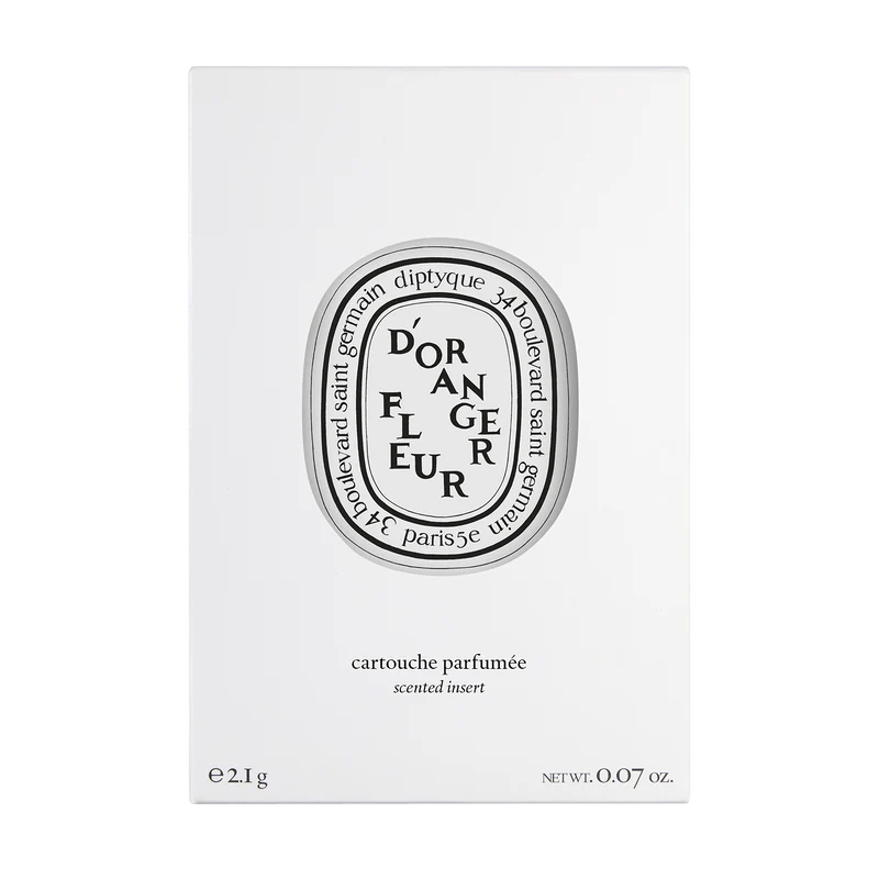 Fleur d'Oranger Diptyque Recarga perfumada para difusor eléctrico y para el coche Cápsula