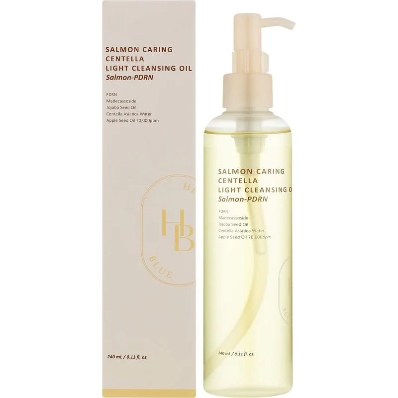 Heveblue Salmon Caring Centella Light Olio Detergente 240ml — Olio detergente