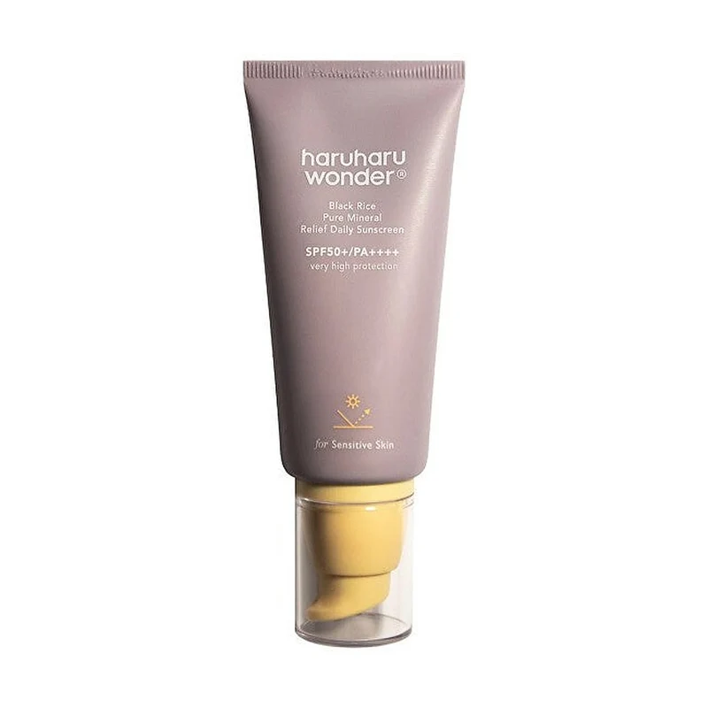 Haruharu Wonder Black Rice Pure Mineral Relief SPF50+ Filtri Fisici 50ml — Crema solare