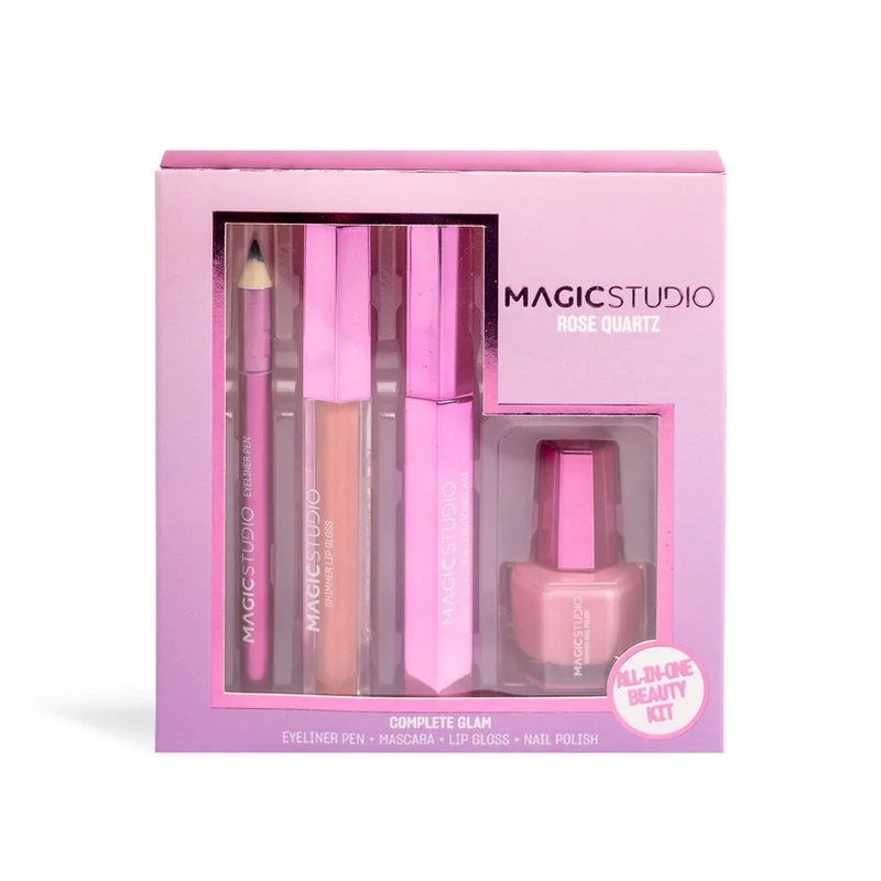 Magic studio Cofanetto Trucco Glamour Al Quarzo Rosa 1 unità — Set makeup