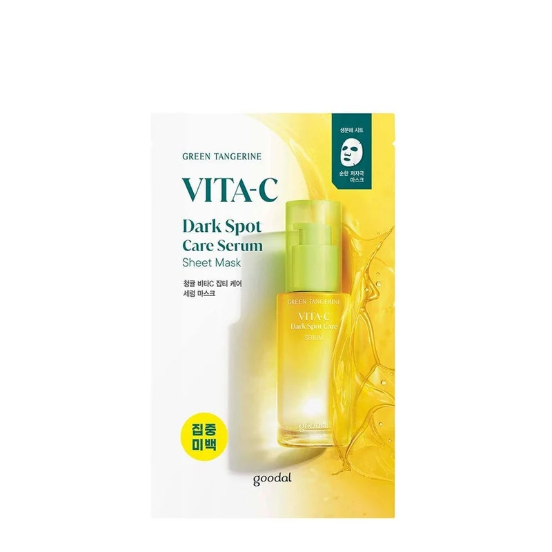 Goodal Green Tangerine Vita C Dark Spot Care — Maschera in Tessuto