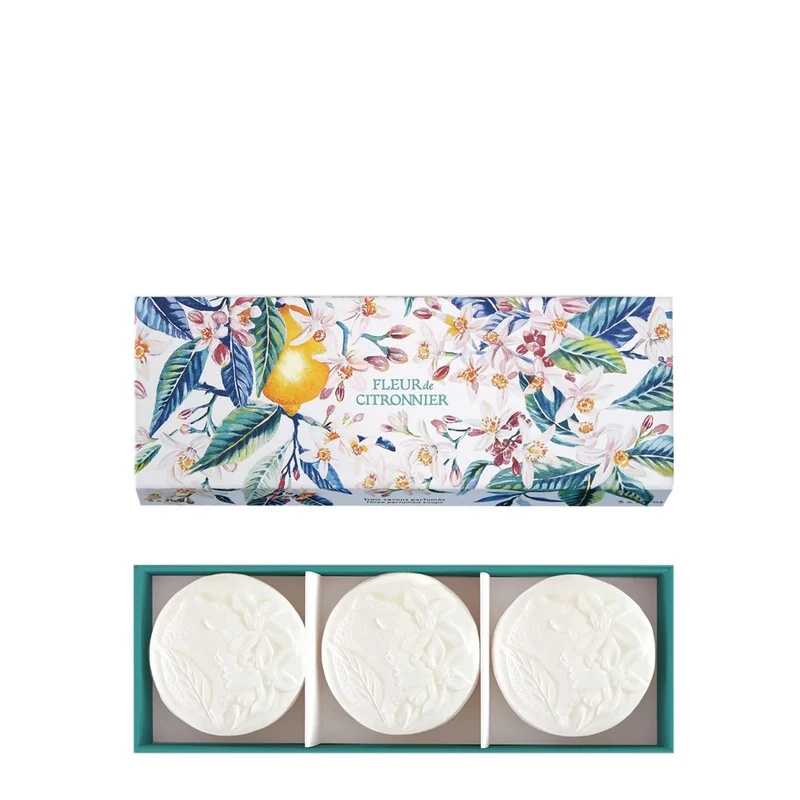 Fragonard Fleur de Citronnier 3 Saponi — Set/Cofanetto