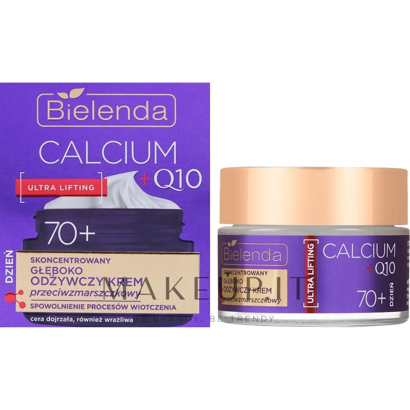 Bielenda Calcium + Q10 Crema Antirughe 70+ 50 ml — Crema viso