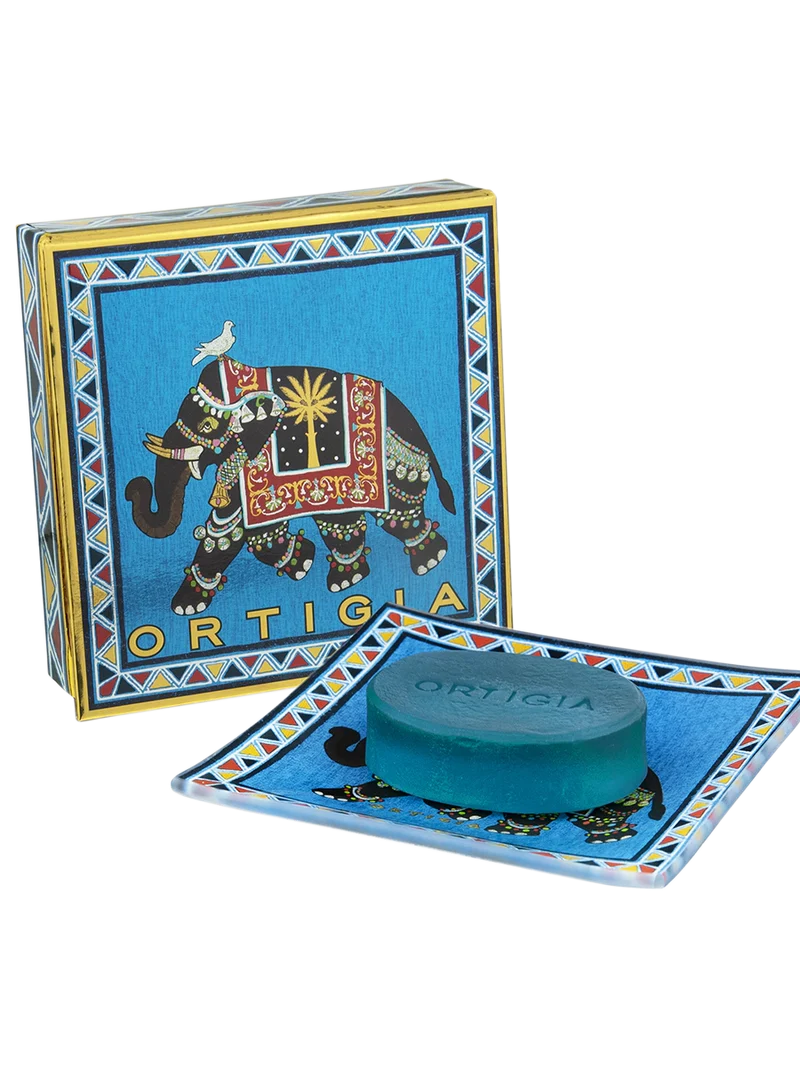 Sandalo piattino vetro con sapone