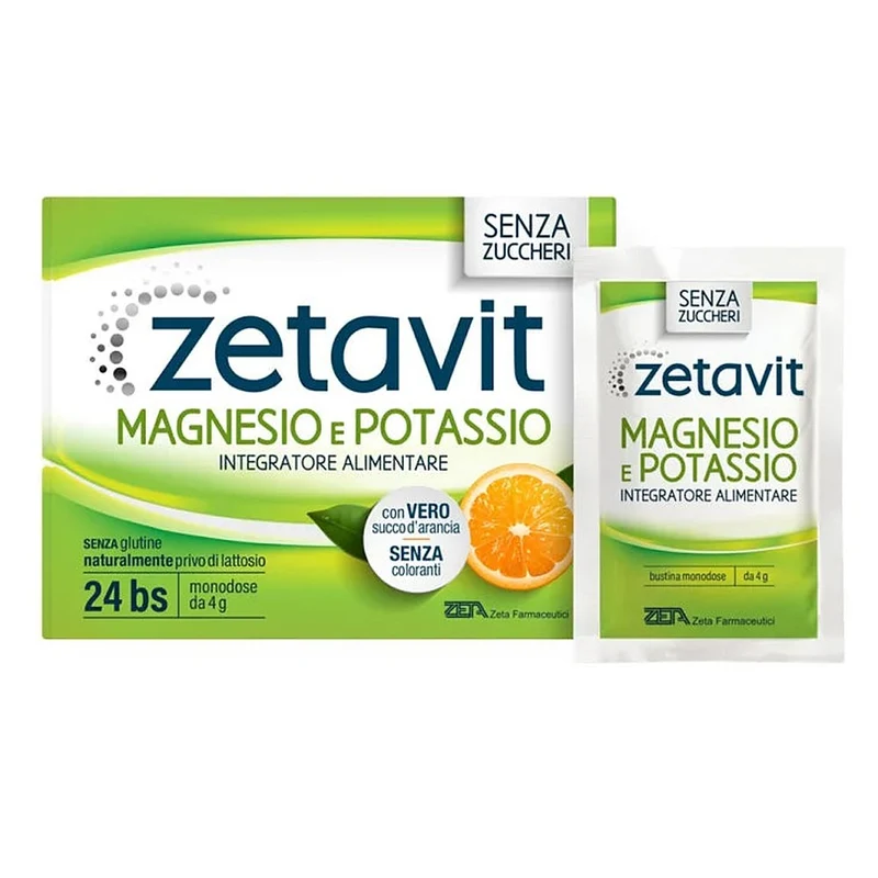 Zetavit Magnesio e Potassio Integratore 24 Bustine — Integratore