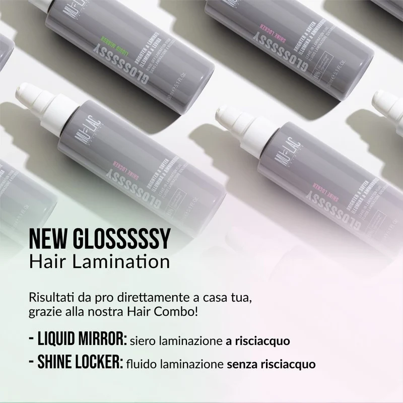 Glosssssy Shine Locker Fluido Laminazione Senza Risciacquo